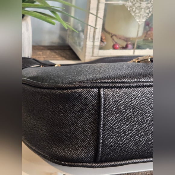 Bebe L.A Emmet Black & Gold Hobo Bag - Picture 7 of 13